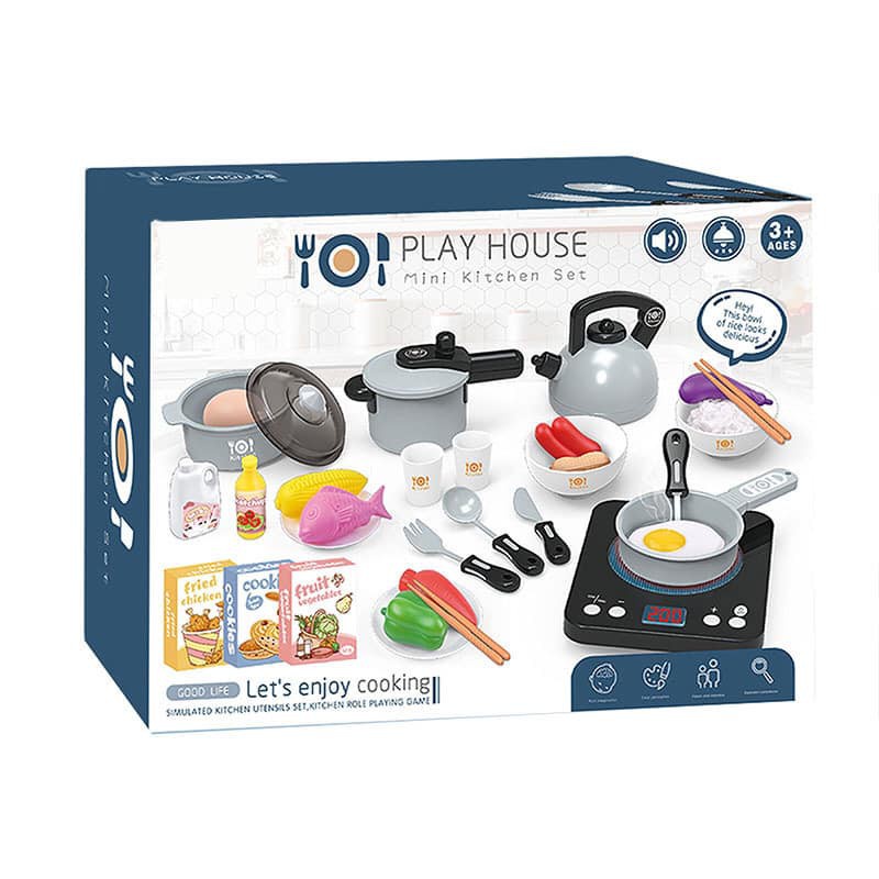 Đồ Chơi Nấu Ăn Nhà Bếp Play House 36 Chi Tiết, Đồ Chơi Nhà Bếp Thiết Kế Đẹp Và An Toàn Cho Bé