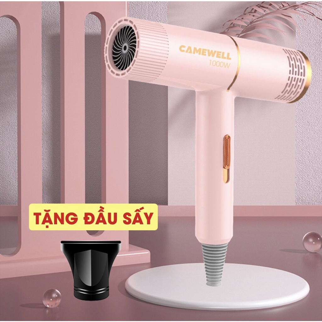 [ BH_12 Tháng] Máy sấy tóc mini CameWell tạo kiểu tóc chuyên nghiệp bảo vệ tóc