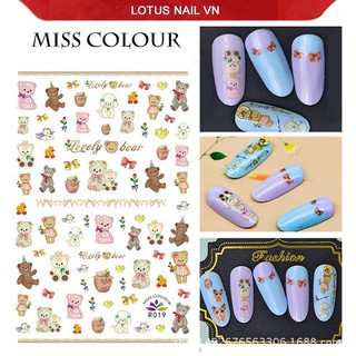 Sticker nail, hình dán móng 3D ( Bảng 3 )