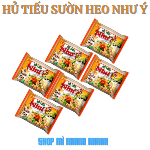 Combo 10 gói Hủ tiếu hiệu Như Ý  60gr * 10 gói