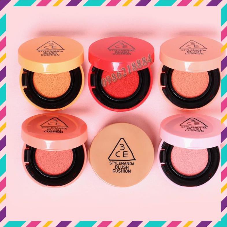 [FreeshipM] Má hồng nước Cushion 3CE Blush Cushion BC26