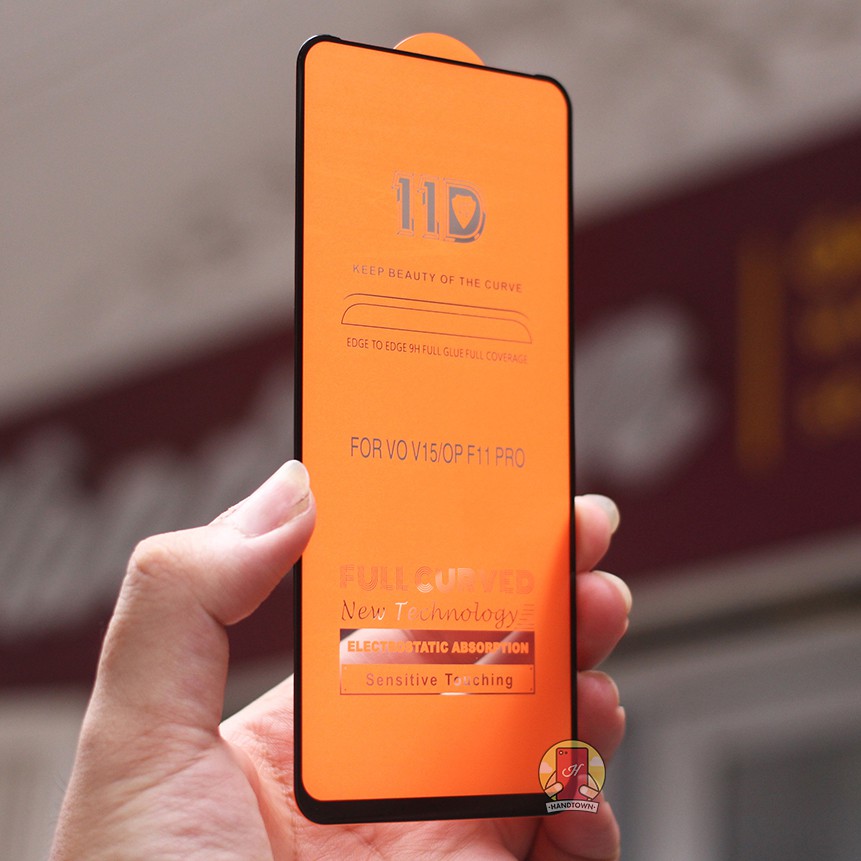 Kính Cường Lực 11D Realme X Full Màn Đen MIETUBL