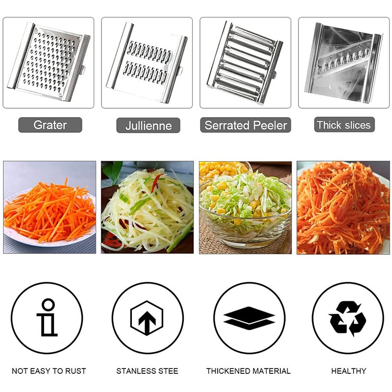 Dụng Cụ Bào Sợi Củ Quả Đa Năng Bằng Thép Không Gỉ