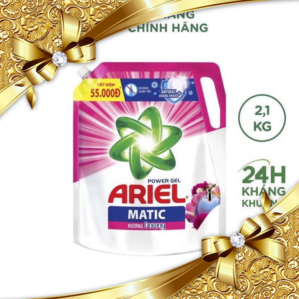 Nước Giặt Ariel Hương Downy túi 2.1 kg