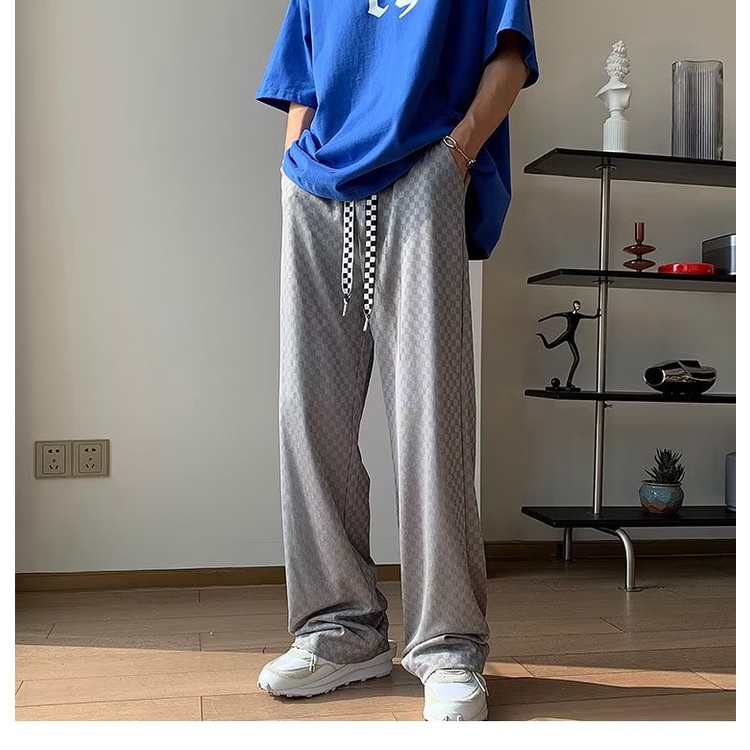 Quần Dài Lưng Thun Dáng Rộng Thoáng Khí Thoải Mái Phong Cách Hàn Quốc Thời Trang Cho Nam size M-3XL