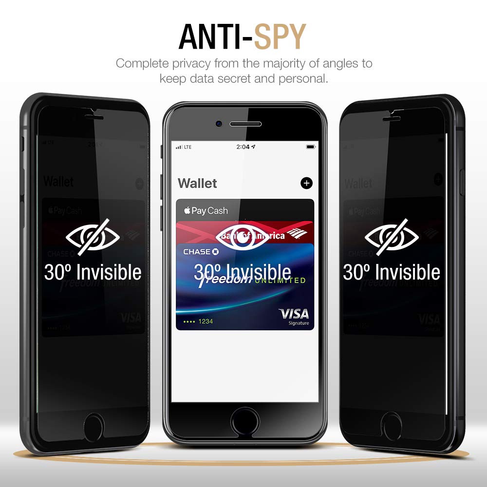 Kính Cường Lực Bảo Vệ Màn Hình Chống Nhìn Trộm Cho iPhone 11 Pro Max XR XS / iPhone 8 7 6 6s Plus Sự Bảo Vệ