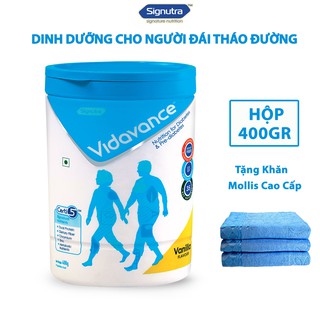 [Tặng khăn cao cấp Mollis] Combo 1 lon sữa Vidavance 400gr