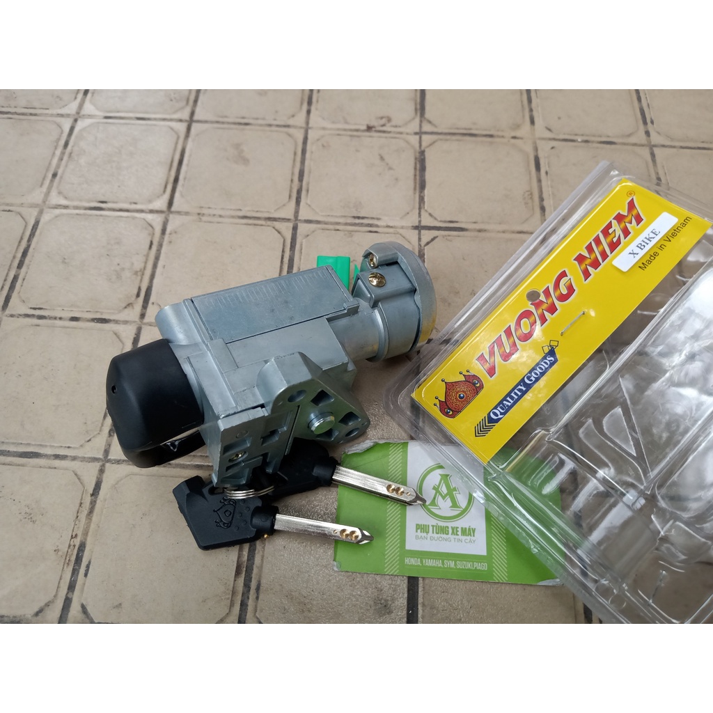 BỘ Ổ KHOÁ SUZUKI AXELO- XBIKE - HAYATE-IMPLUSE 125 6 cạnh