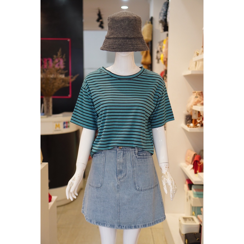 Áo Thun Nữ Cotton Sọc Kẻ Mới 111 | BigBuy360 - bigbuy360.vn