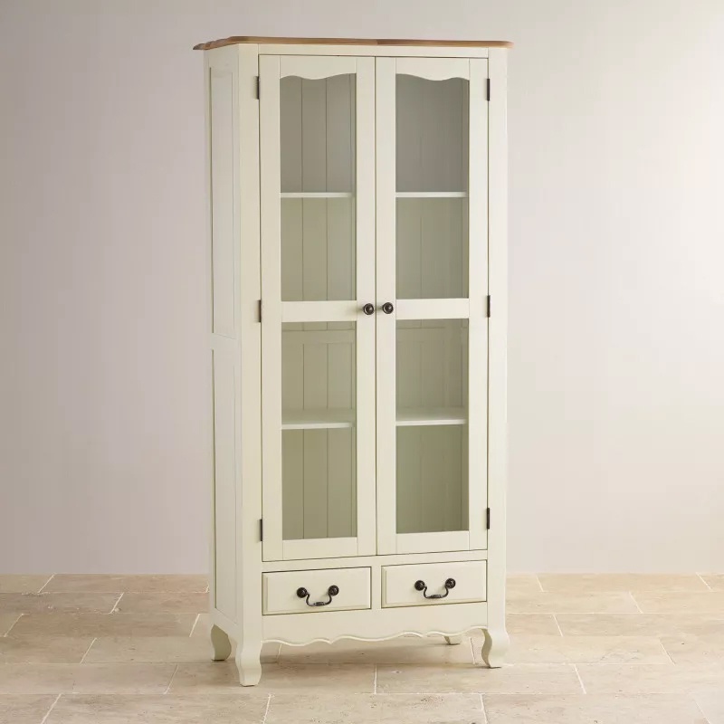 Tủ trưng bày 2 cánh kính Bella gỗ sồi IBIE