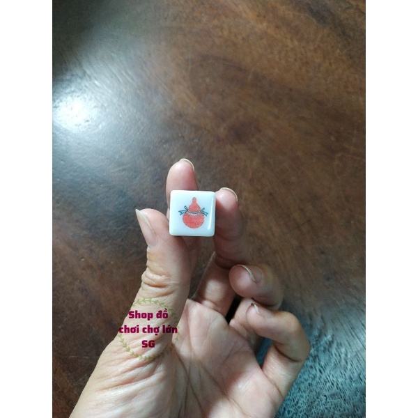 Bộ Bầu Cua Xúc Xắc Hột Nhựa Cao Cấp - Bộ Lắc Bầu Cua Tôm Cá