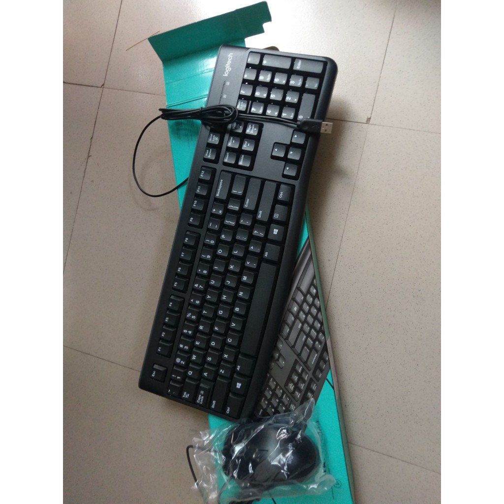 Bộ Bàn phím Và Chuột Có Dây Logitech MK120 - DGW phân phối | BigBuy360 - bigbuy360.vn