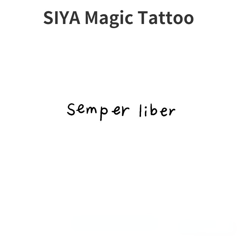 【SIYA Magic Tattoo】Hình xăm dán tạm thời không thấm nước kích thước 6cm X 6cm 10-15 ngày