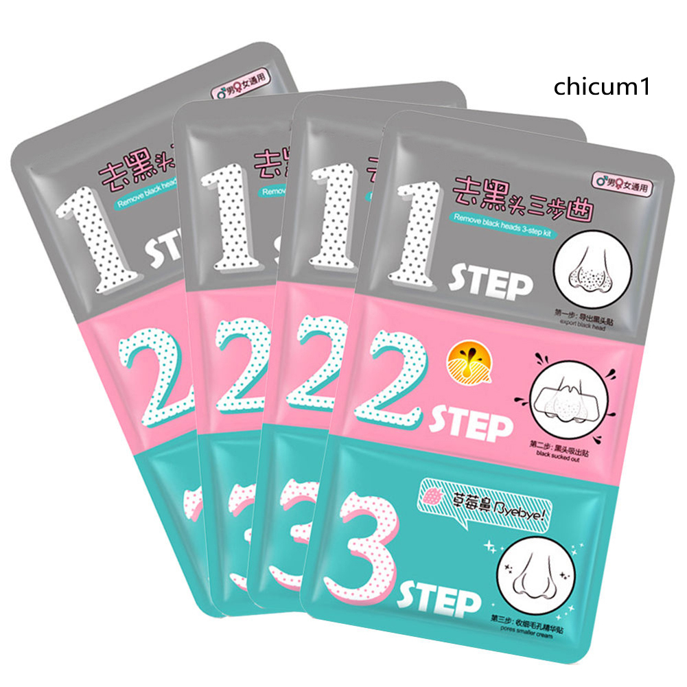 Bộ mặt nạ lột mụn đầu đen làm sạch lỗ chân lông hiệu quả