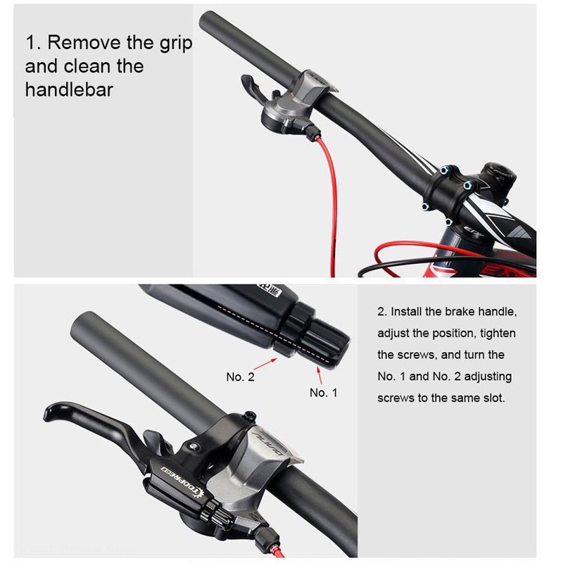 Cặp tay thắng xe đạp leo núi Toopre siêu nhẹ bằng hợp kim nhôm