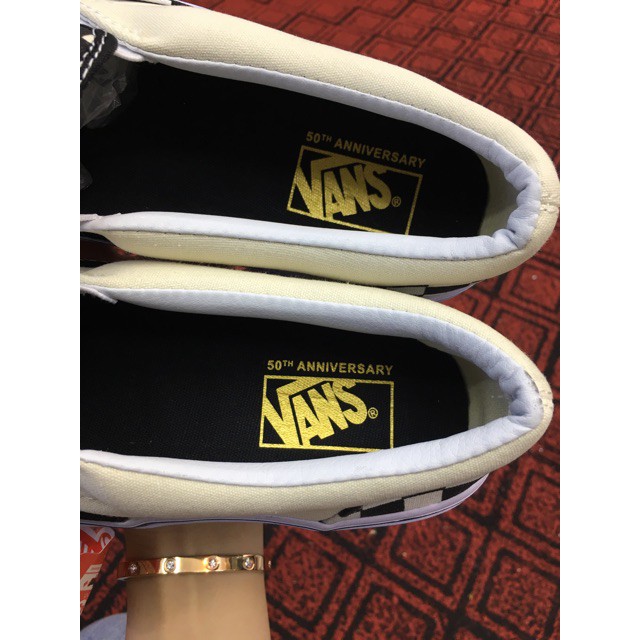 Giày sneaker old skool lười caro (,video kèm ảnh thật ) | BigBuy360 - bigbuy360.vn