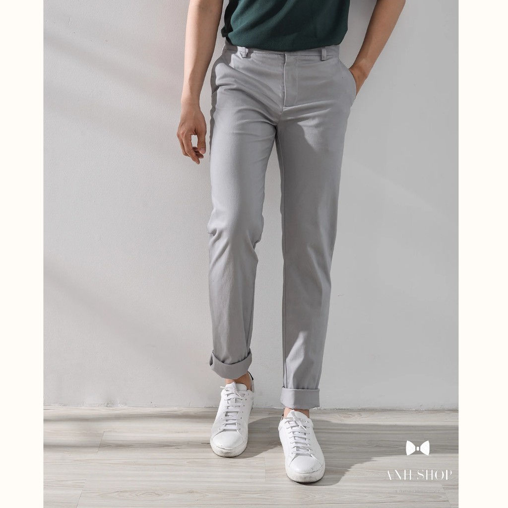 Quần kaki nam Nano vải co giãn dáng slimfit trẻ trung, năng động | BigBuy360 - bigbuy360.vn