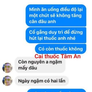 Cai thuốc lá 3-7 ngày
