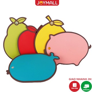 Thớt Nhựa Kháng Khuẩn Lock&Lock Anti-Bacterial - Hàng Chính Hãng, Bề Mặt Chống Trượt, Hình Dáng Ngộ Nghĩnh - JoyMall