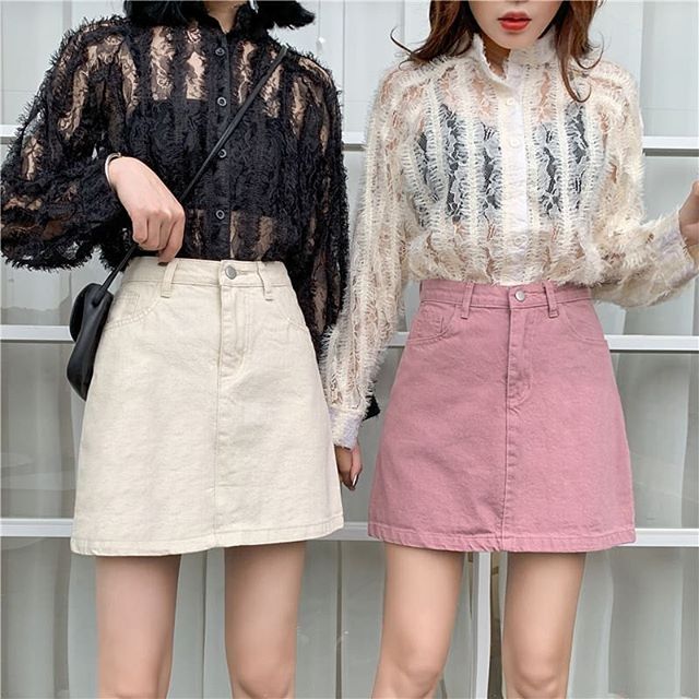 Chân Váy Jeans Bigsize