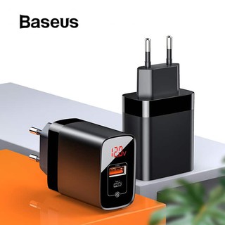 ✔✔Củ sạc nhanh Baseus Mirror Lake BS-E911 hỗ trợ USB&TypeC