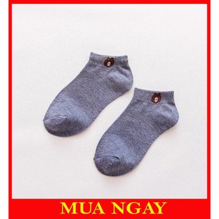 Vớ tất cổ ngắn hình gấu Brown dễ thương TN67
