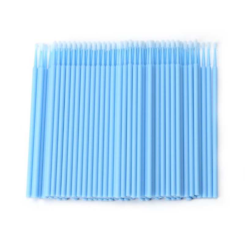 Set 100 Cọ Micro Tẩy Trang Lông Mi Dùng Một Lần Tiện Dụng