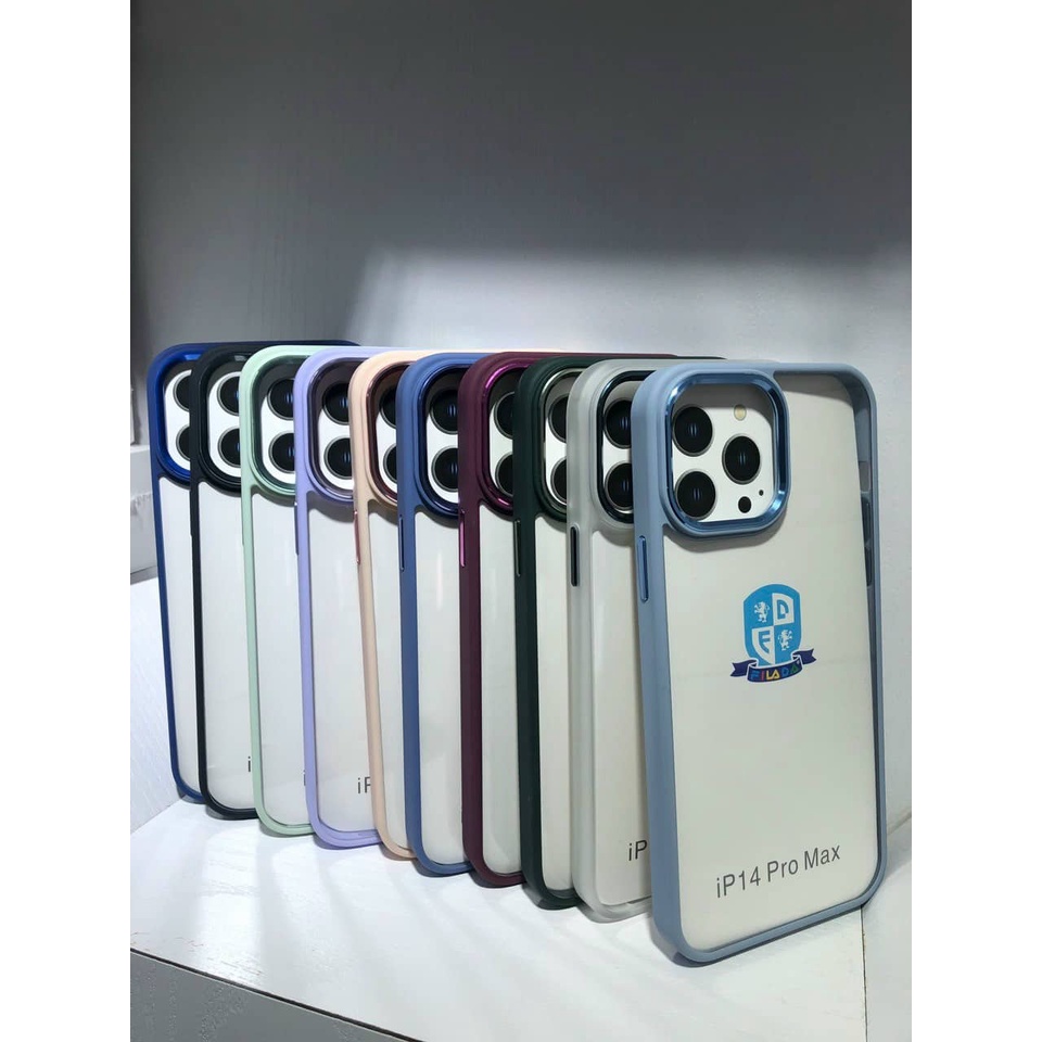 Ốp lưng Filada vành cam nhôm siêu đẹp cho iphone 14,14 Plus,14 Pro,14 Pro max