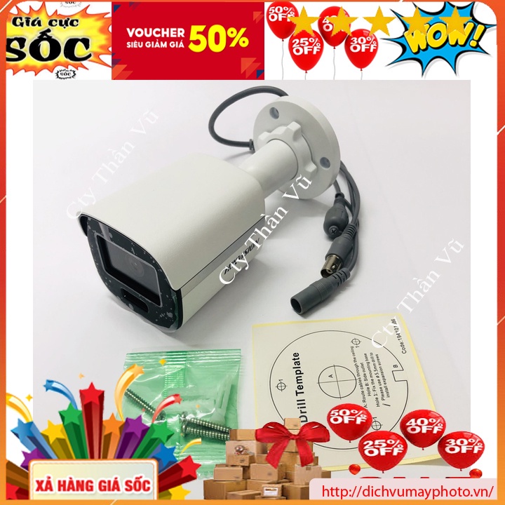 Camera màu DS-2CE10DF0T-F (DS-2CE10DF0T-PF)  TVI Hik 2MP Thân Sắt Nhỏ( Hoặc Thân Nhựa Nhỏ) Có Màu đèn trợ sáng 20m