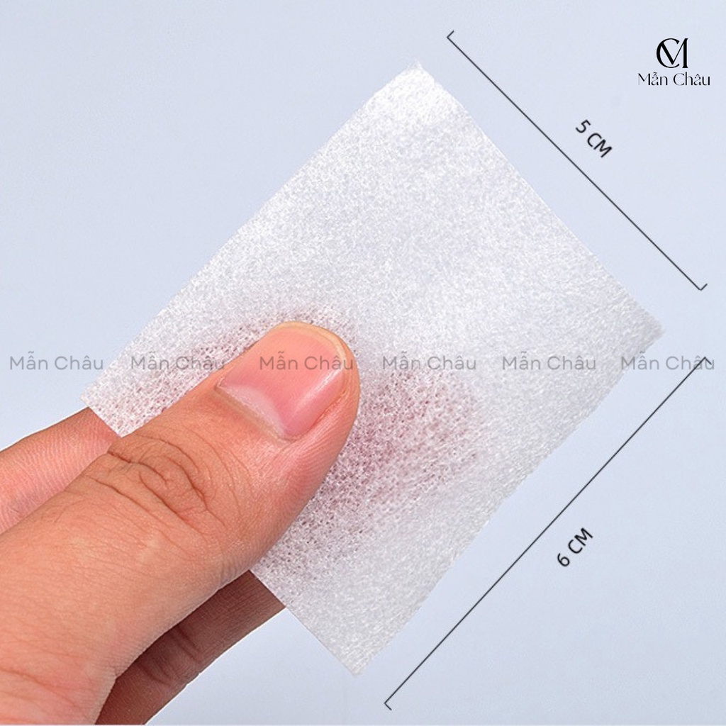 Bông Vải Không Tiệt Trùng 1200 Miếng Chất Liệu Vải Dệt Dùng Trong Thẩm Mỹ Size 6x7