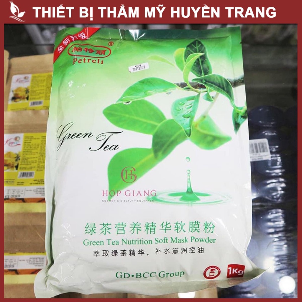 Bột Mặt Nạ Trà Xanh Mã Số Cho Da Mụn Da Dầu - Thẩm Mỹ Huyền Trang NANOCEE