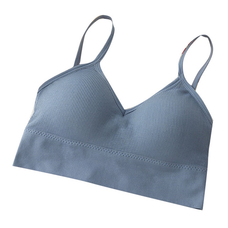 AOFEIQIKE Áo Lót Thể Thao Vải Cotton Thoáng Khí Thoải Mái Cho Nữ