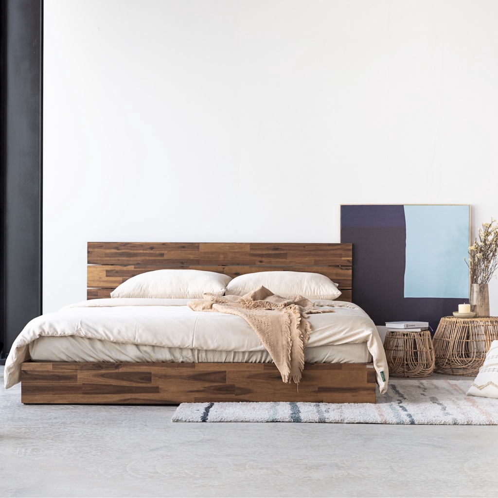 Giường Ngủ Gỗ Tràm MOHO MALAGA 302
