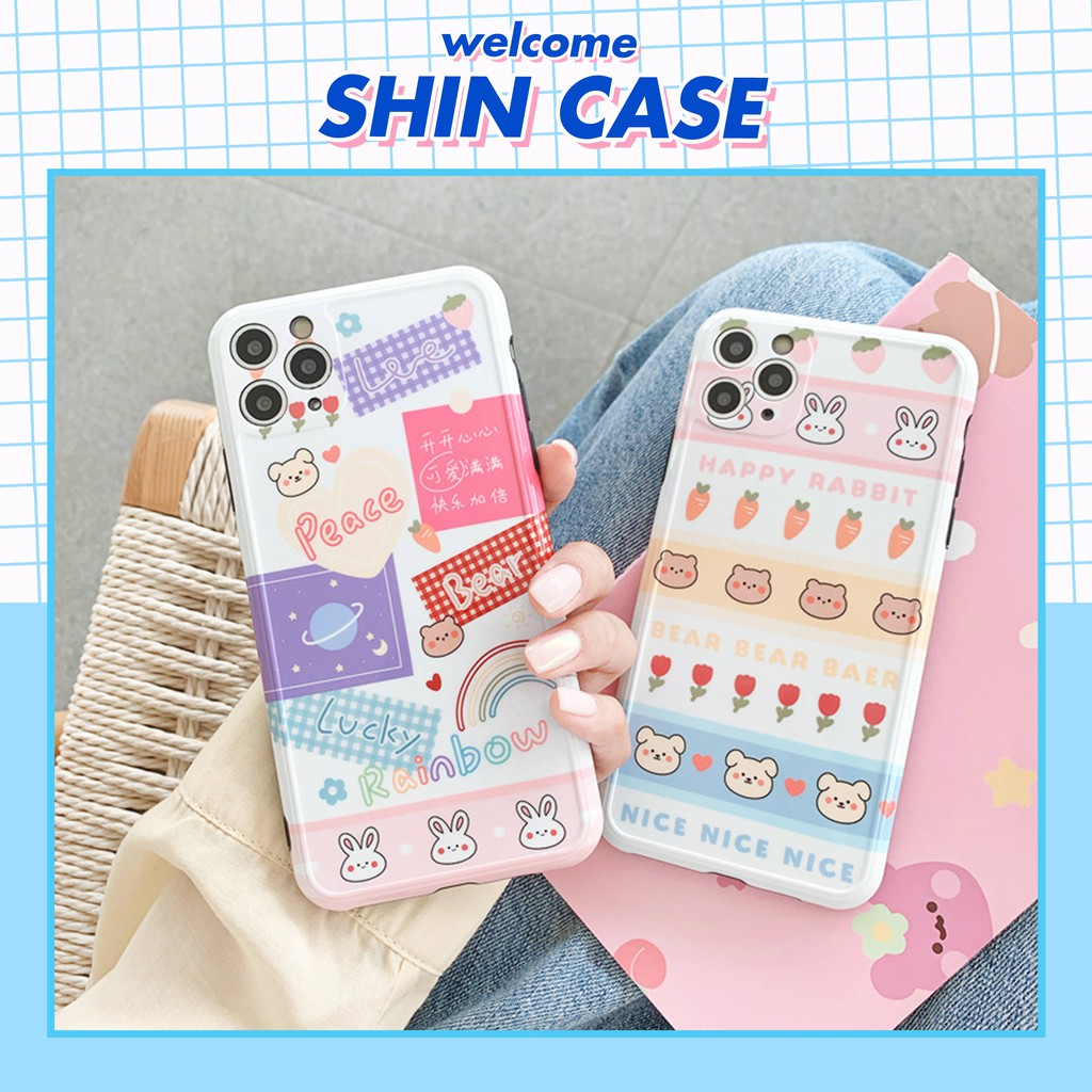 Ốp lưng iphone Peace Rainbow IMD dày dặn viển nổi 5/5s/6/6plus/6s/6splus/7/7plus/8/8plus/x/xs/11/12/pro/max/plus/promax | BigBuy360 - bigbuy360.vn