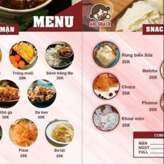 Combo 13 loại bánh tráng abi