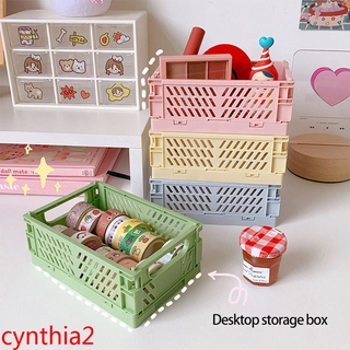 Rổ Nhựa Mini Đựng Băng Keo Dạng Gập Tiện Dụng