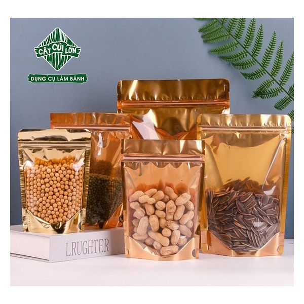 SET 5 TÚI ZIP VÀNG