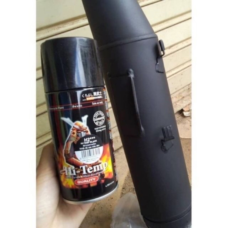 Sơn chịu nhiệt Samurai h2 màu đen nhám