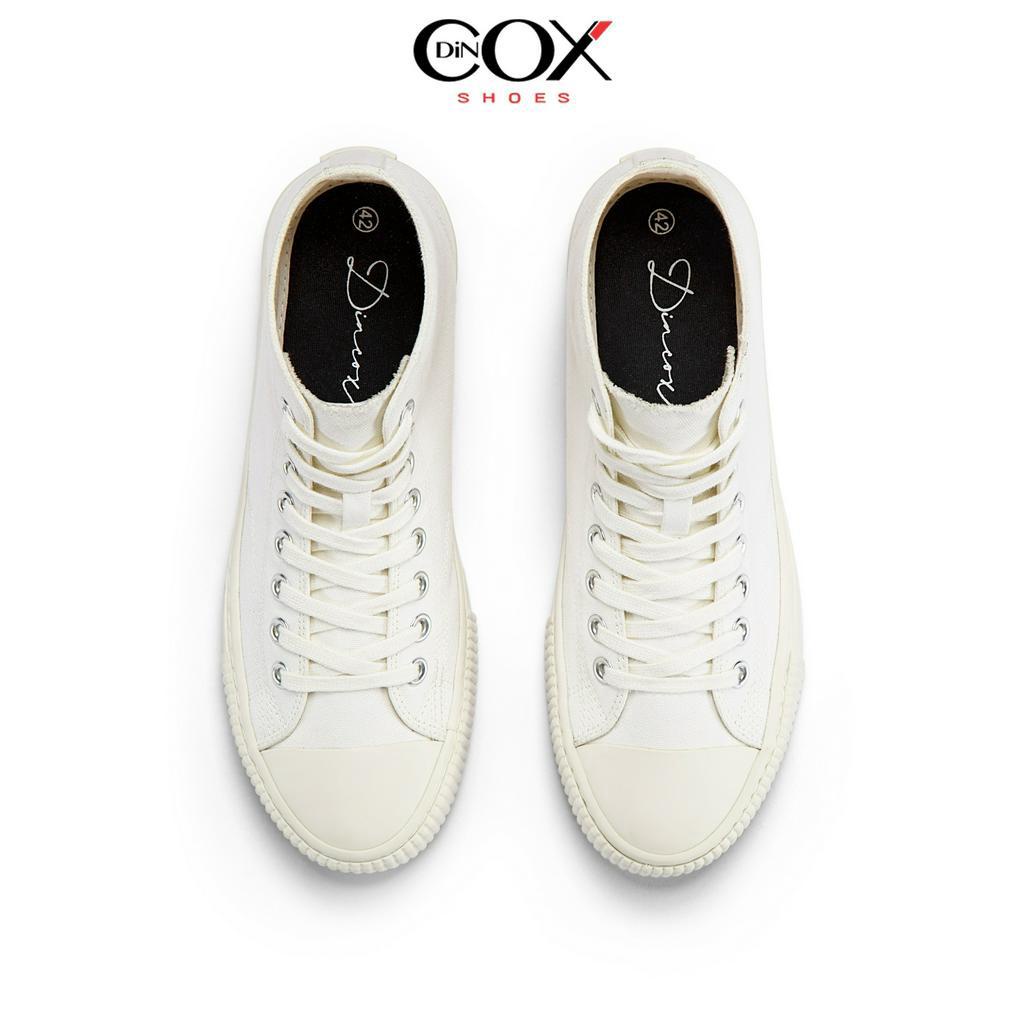 Giày Sneaker Nam Nữ E06Hi White kiểu dáng cao cổ