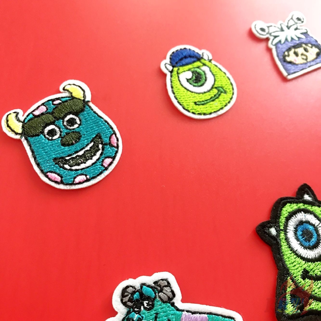 Miếng vá ủi trang trí quần áo họa tiết hoạt hình Disney Monsters Inc. series 04
