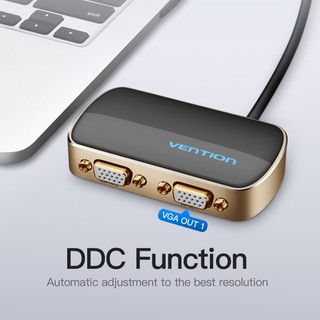 BỘ CHIA TÍN HIỆU VGA 1 VÀO 2 RA VENTION DBABF