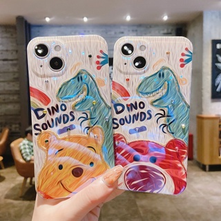 Ốp điện thoại in hình khủng long dễ thương cho iPhone 13 Pro Max 12 Pro Max 11 Pro Max 7 8 Plus SE 2020 Xs Max XR