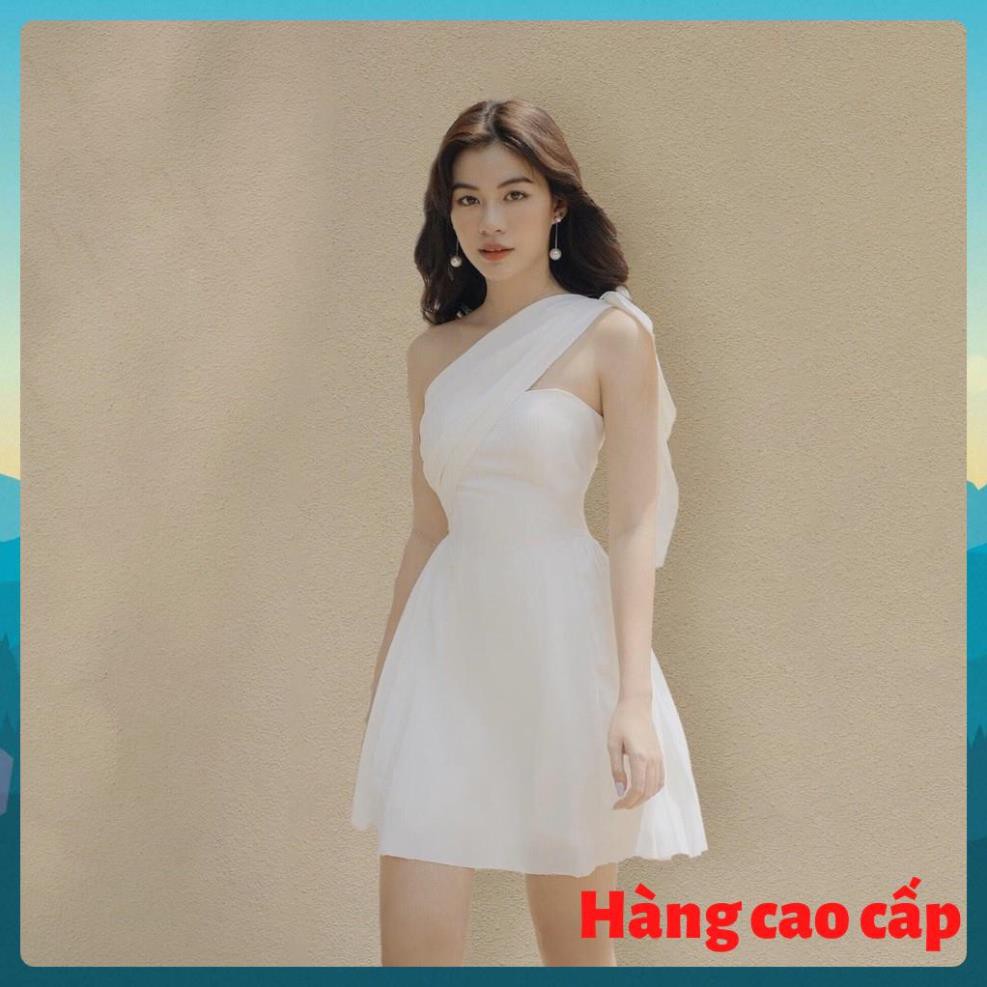 (Hàng cao cấp) Đầm trắng dự tiệc dáng xòe đẹp LAMOUR DRESS | BigBuy360 - bigbuy360.vn
