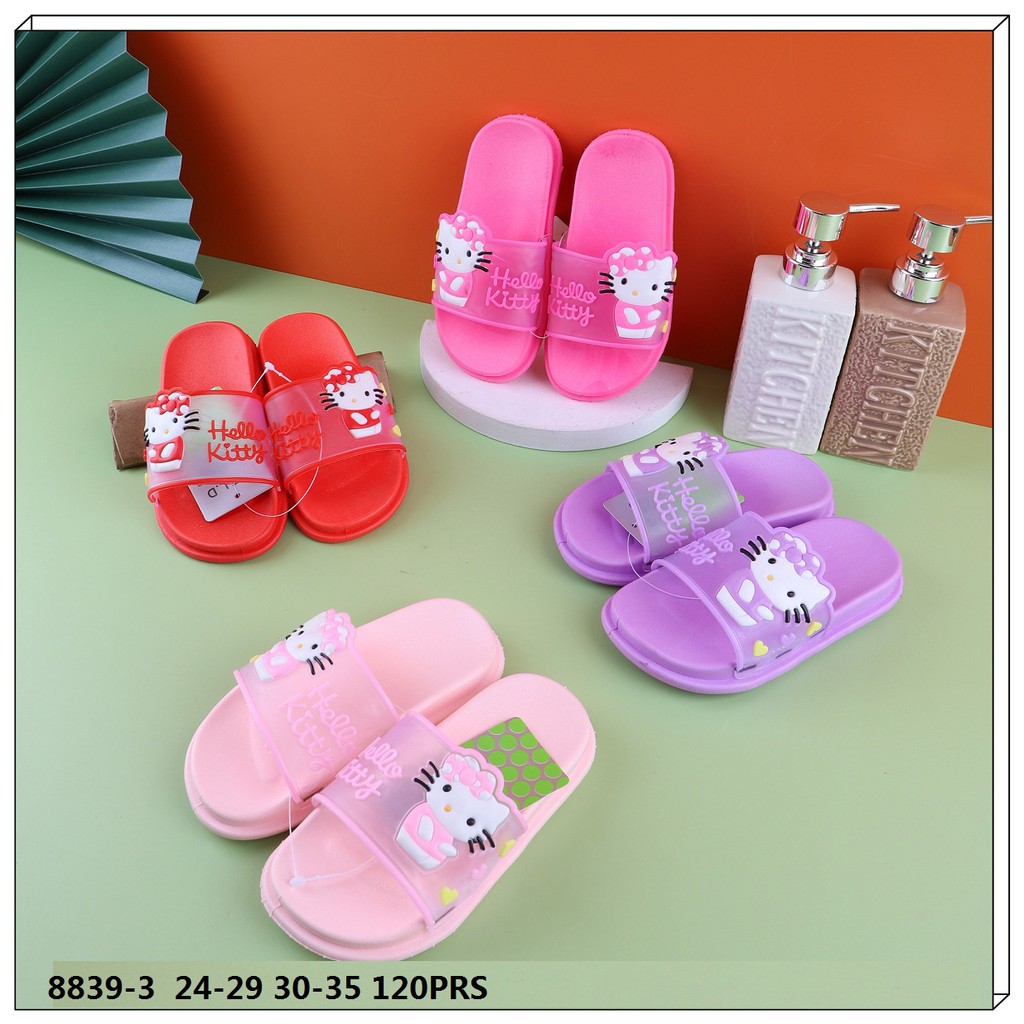 Xăng Đan Hình Hello Kitty Đáng Yêu Cho Bé Gái 5 6 7 Tuổi Xny8839-3