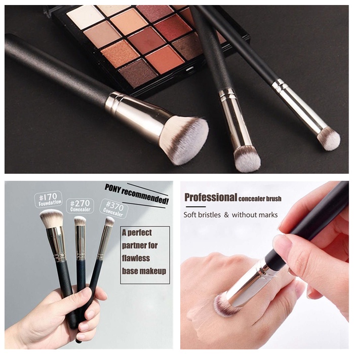 Cọ Trang Điểm Đầu Vuông Phẳng Đánh Phấn Nền/Che Khuyết Điểm