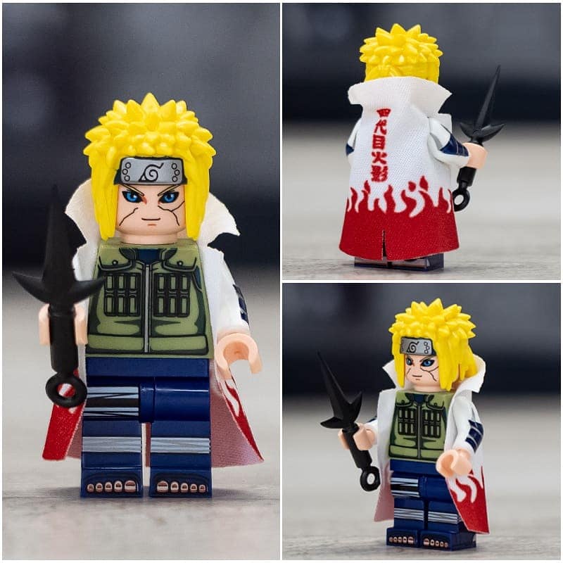 COMBO 8 Minifigures Các Mẫu Nhân Vật Trong Naruto WM6109 MINATO SASUKE  KAKASHIROCK LEE MADARA ZETSU MIGHT GUY