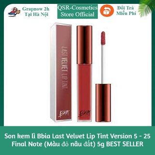 Son kem lì bbia last velvet lip tint version 5 - 25 final note 5g best seller