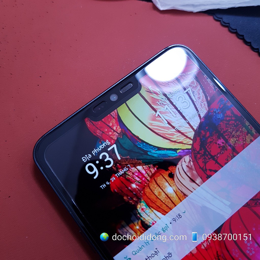 Miếng dán cường lực LG G7 ThinQ full màn hình Zacase full keo