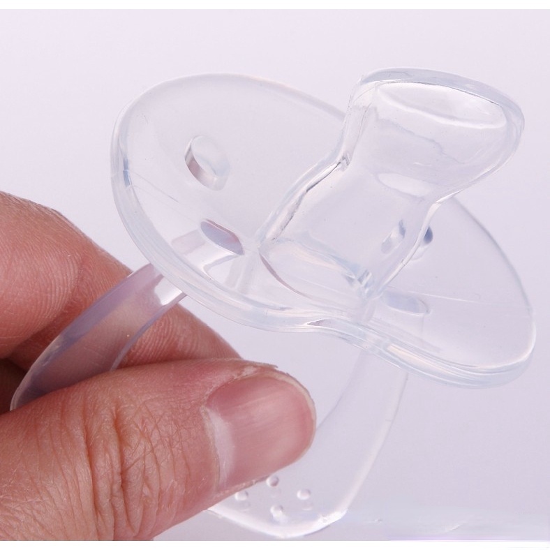 Núm Ti Giả Bằng Silicone Trong Suốt An Toàn Dành Cho Trẻ