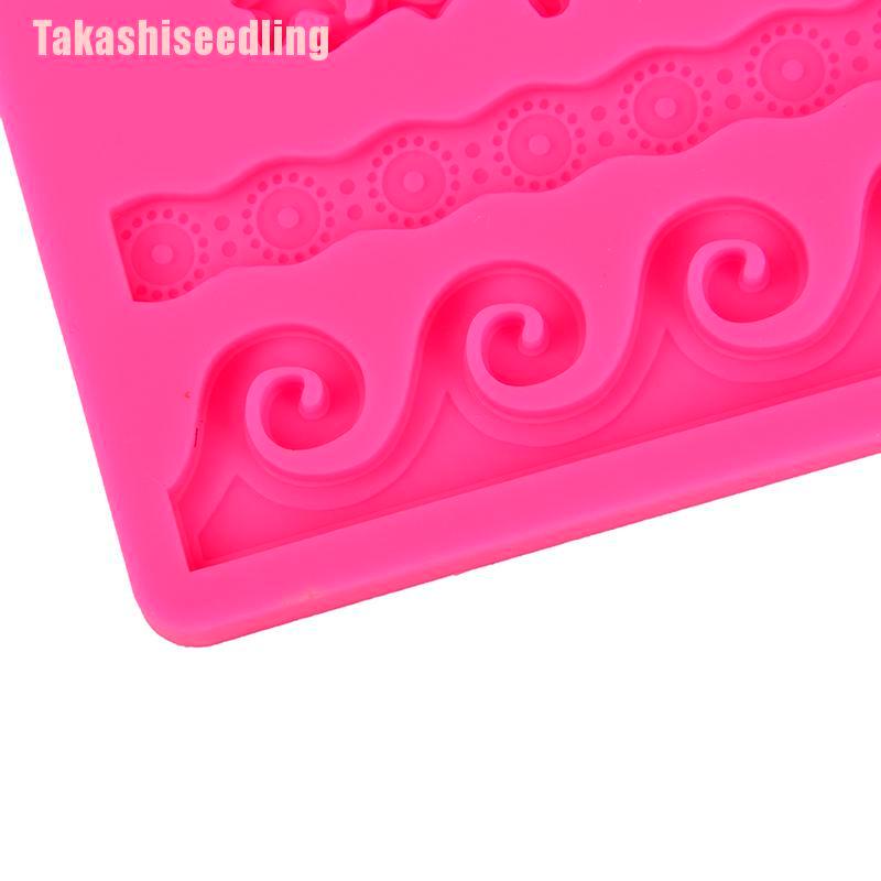 Khuôn Silicone Làm Vỏ Sò / Vít / Biển